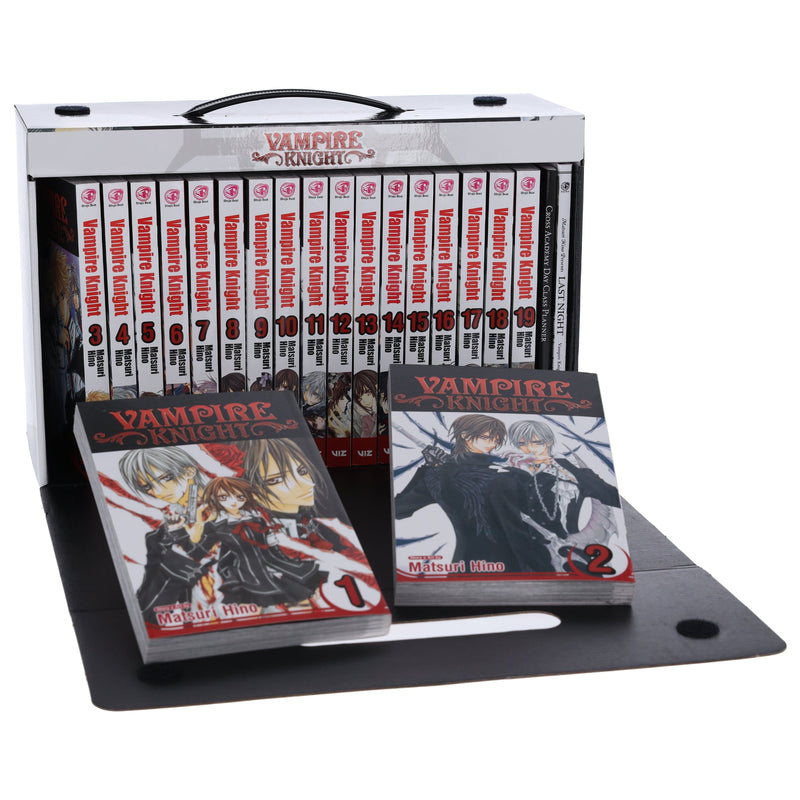 Vampire Knight (Vol 1-19) by Matsuri Hino 19 Books Complete Box Set With Premiums - Manga - Paperback Graphic Novels Viz Media, LLC
