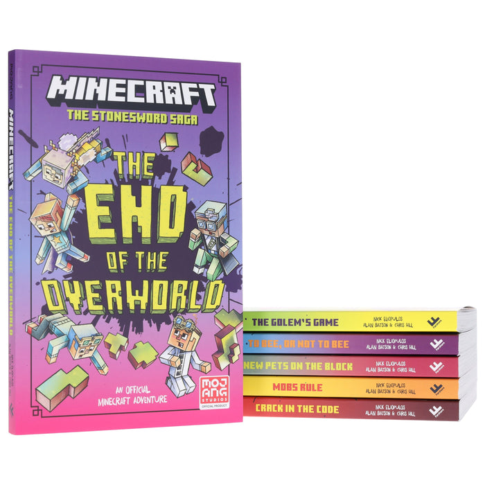 Minecraft The Stonesword Saga Collection by Mojang AB: The Complete 6-Novel Set - Ages 5-10 - Paperback 5-7 HarperCollins Publishers
