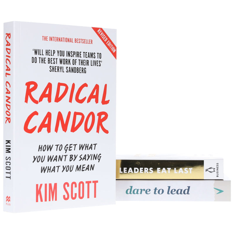 Dare to Lead, Radical Candor & Leaders Eat Last 3 Books Collection Set - Non Fiction - Paperback Non-Fiction Various