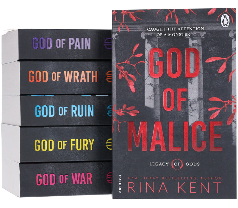 Legacy of Gods Series Dark Romance by Rina Kent: Complete Collection 6 Books Set - Fiction - Paperback Fiction Penguin