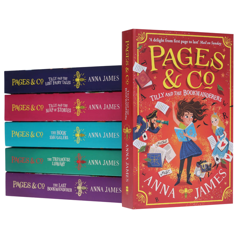 Pages & Co Series by Anna James 6 Books Collection Set - Age 9-14 - Paperback 9-14 HarperCollins Publishers