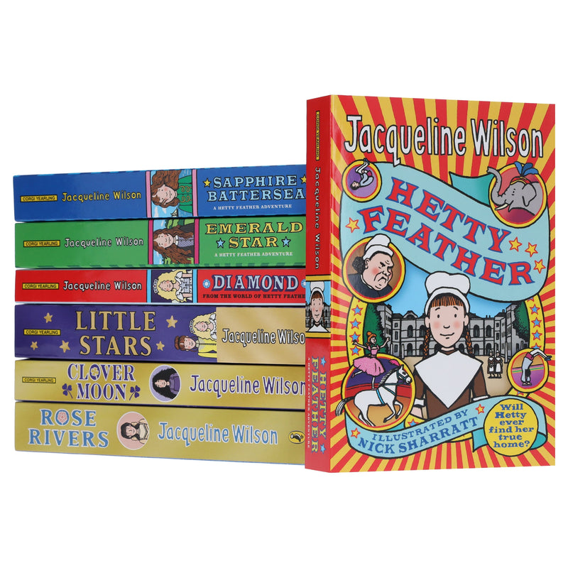 Hetty Feather Series by Jacqueline Wilson Illustrated 7 Books Collection Set - Ages 9-11 - Paperback 9-14 Penguin Random House