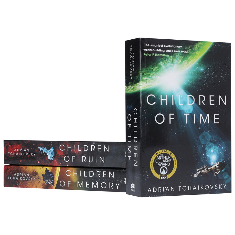 Children of Time Series By Adrian Tchaikovsky 3 Books Collection Set - Fiction - Paperback Fiction Pan Macmillan