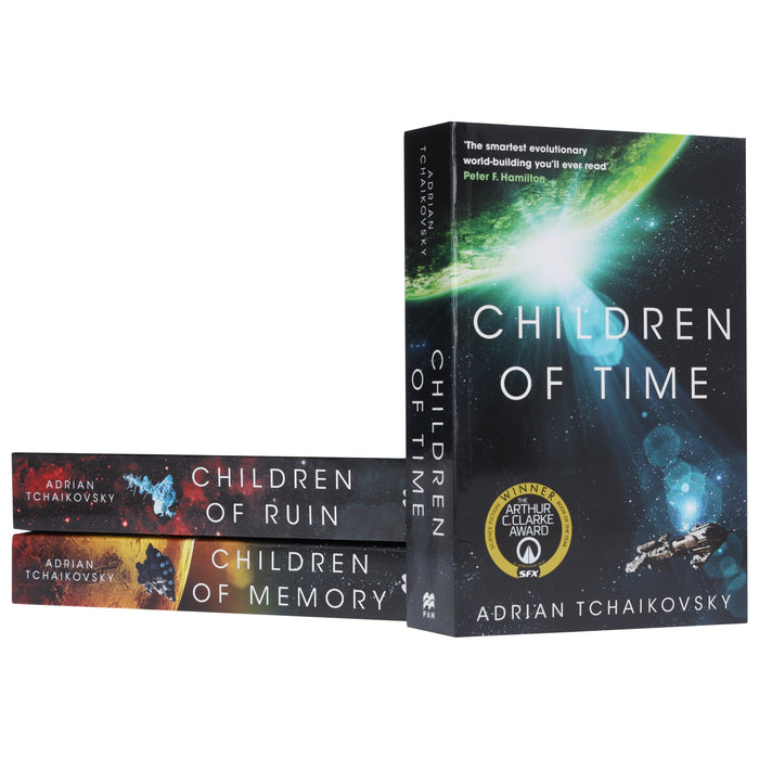 Children of Time Series By Adrian Tchaikovsky 3 Books Collection Set - Fiction - Paperback Fiction Pan Macmillan