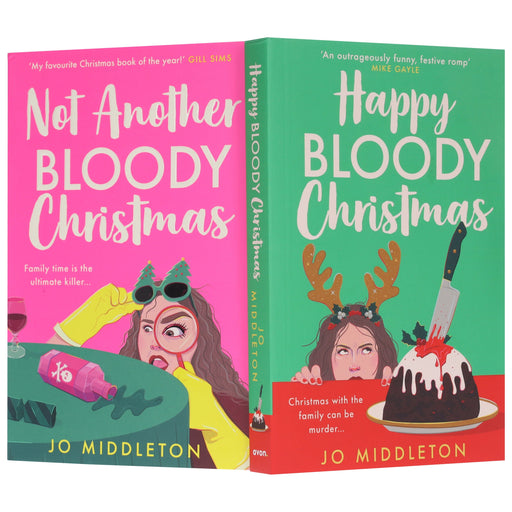 Christmas Murder Mysteries by Jo Middleton 2 Books Collection Set - Fiction - Paperback Fiction HarperCollins Publishers