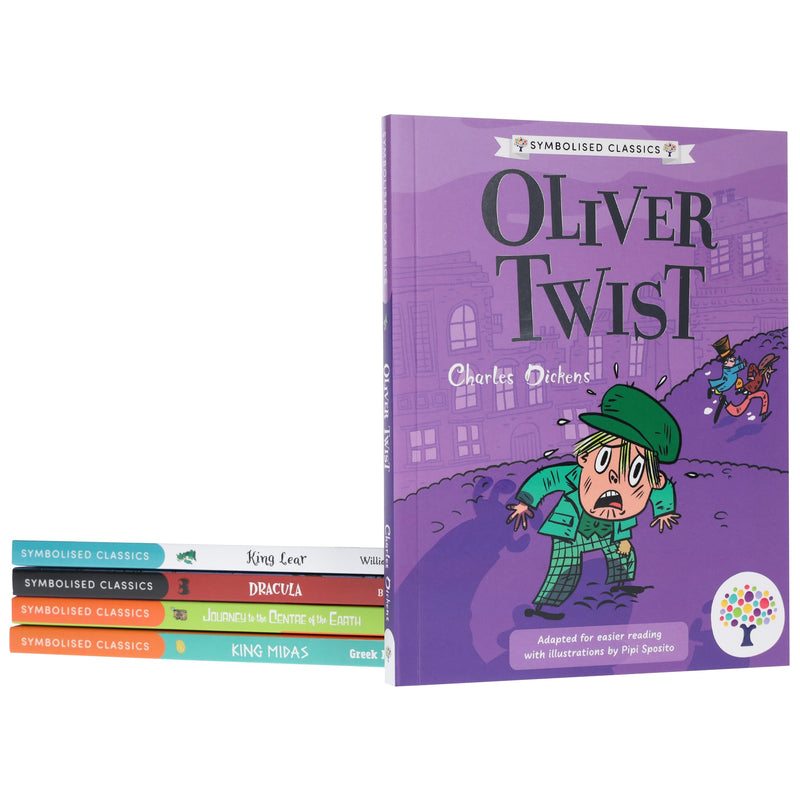 Symbolised Classics Reading Library: The Starter Collection (Volume 2) 5 Books Box Set - Ages 5+ - Paperback 5-7 Every Cherry Publishing