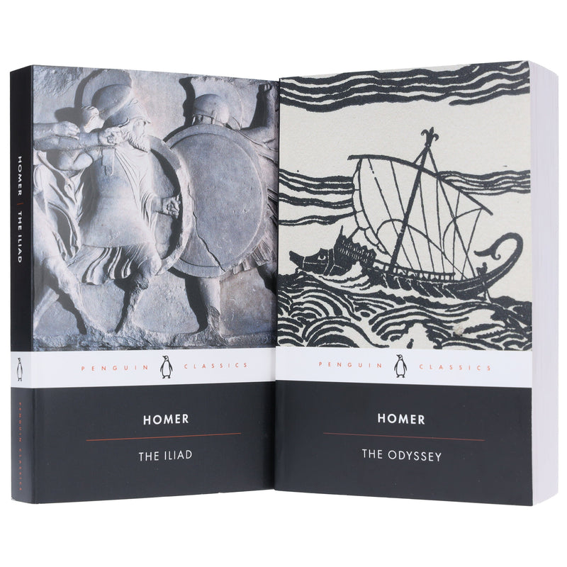 The Odyssey & The Iliad By Homer (Penguin Classics) 2 Books Set - Fiction - Paperback Fiction Penguin Random House