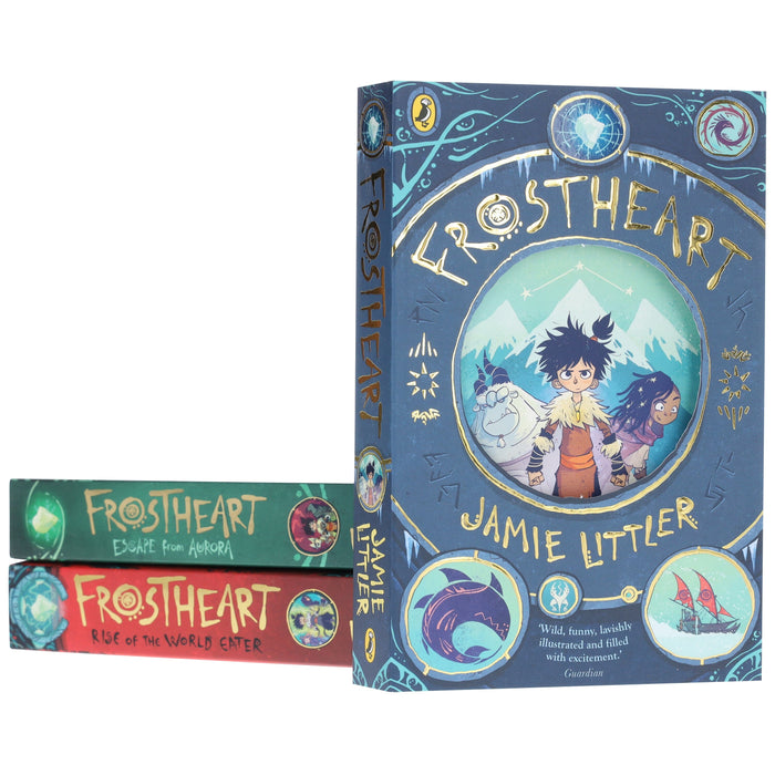 Frostheart Trilogy By Jamie Littler 3 Books Collection Set - Ages 8-12 - Paperback 9-14 Penguin Random House