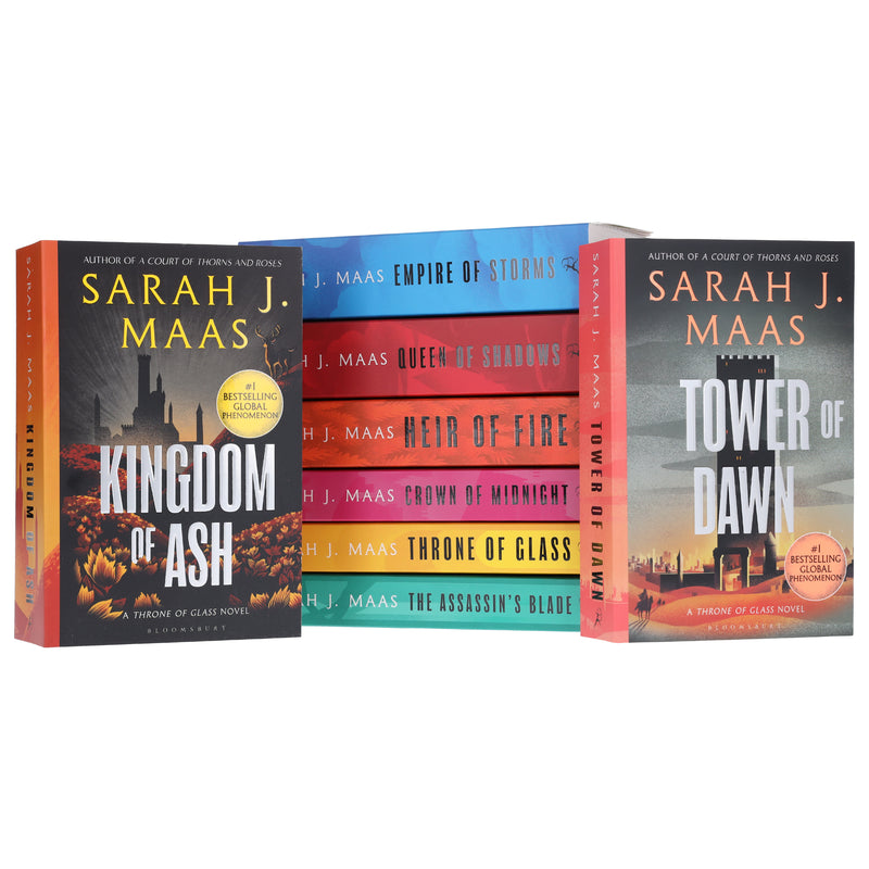 Throne of Glass by Sarah J. Maas 8 Books Collection Box Set ACOTAR - Age 12+ - Paperback