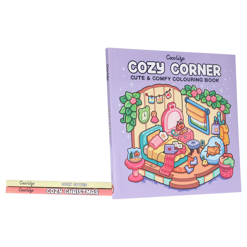 Cozy Corner Coco Wyo Colouring 3 Books Collection Set - Ages 8+ - Paperback 9-14 Penguin Random House