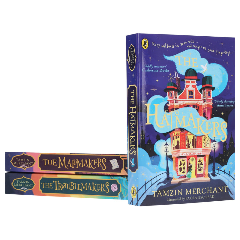 The Hatmakers Series By Tamzin Merchant 3 Books Collection Set - Ages 8-13 - Paperback 9-14 Penguin Random House