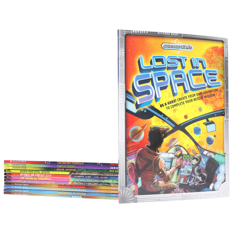 Quest Adventure Science, Maths and History 12 Books Collection - Age 7+ - Paperback 7-9 Quarto Publishing Ltd