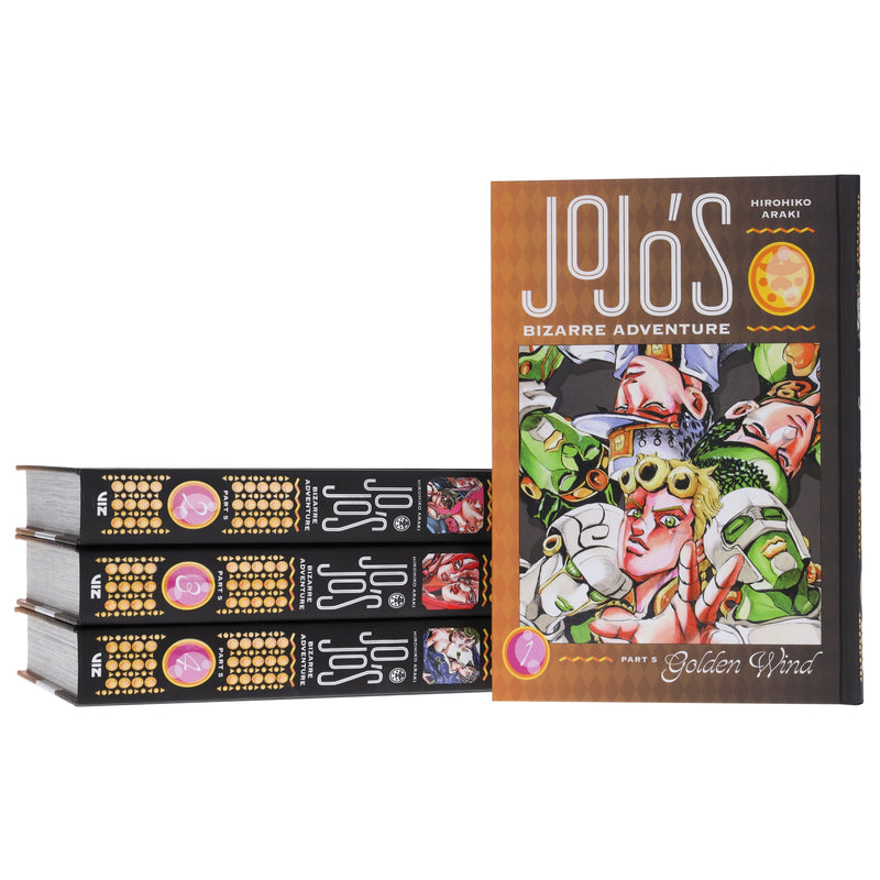 JoJo’s Bizarre Adventure: Part 5 - Golden Wind (Vol. 1-4) by Hirohiko Araki 4 Books Collection Set - Fiction - Hardback Fiction Viz Media, Subs. of Shogakukan Inc