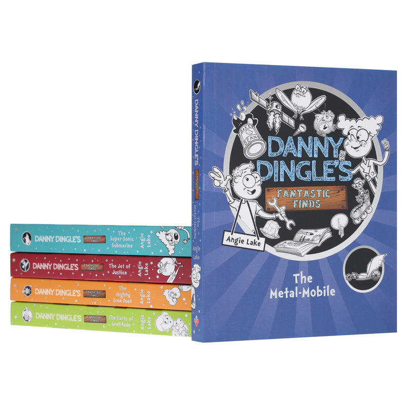 Danny Dingle's Fantastic Finds 5 Books Box Set By Angie Lake - Ages 7-9 - Paperback 7-9 Sweet Cherry Publishing