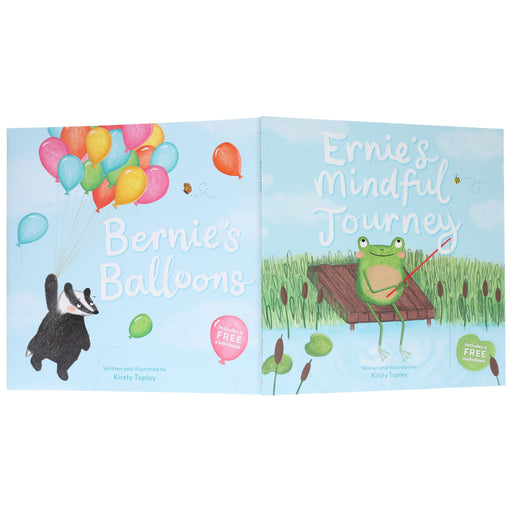 Ernie's Mindful Journey: A Story of Mindfulness and Self-Care by Kirsty Topley 2 Picture Books Set (Includes Free Audiobook)- Ages 5-7 - Paperback 5-7 Sweet Cherry Publishing
