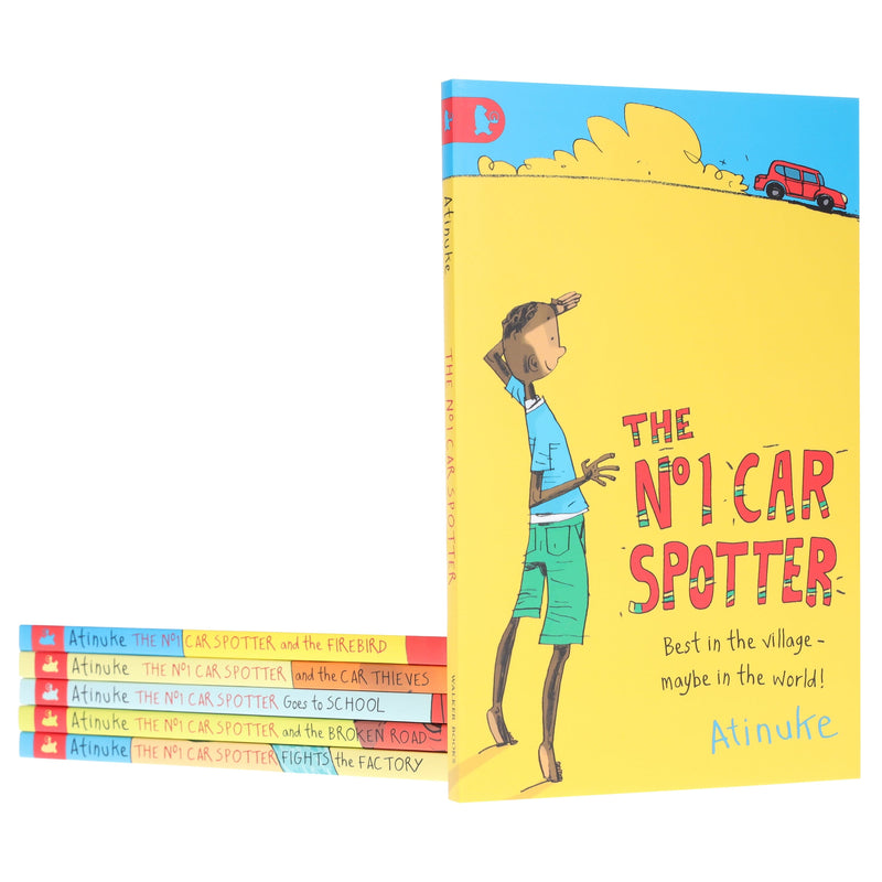 The No 1 Car Spotter Series 6 Books Collection Box Set by Atinuke - Ages 6-9 - Paperback 7-9 Walker Books Ltd