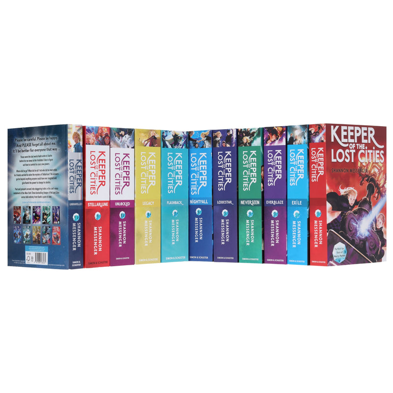 Keeper of the Lost Cities by Shannon Messenger 11 Books Collection Set - Ages 8+ - Paperback 9-14 Simon & Schuster Ltd