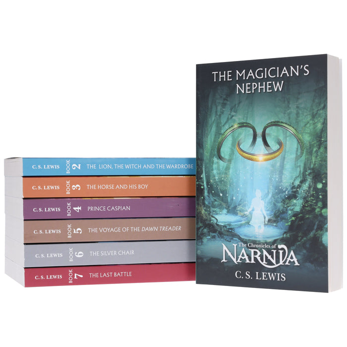 The Chronicles of Narnia 7 Books By C.S. Lewis - Ages 7-9 - Paperback B2D DEALS HarperCollins Publishers