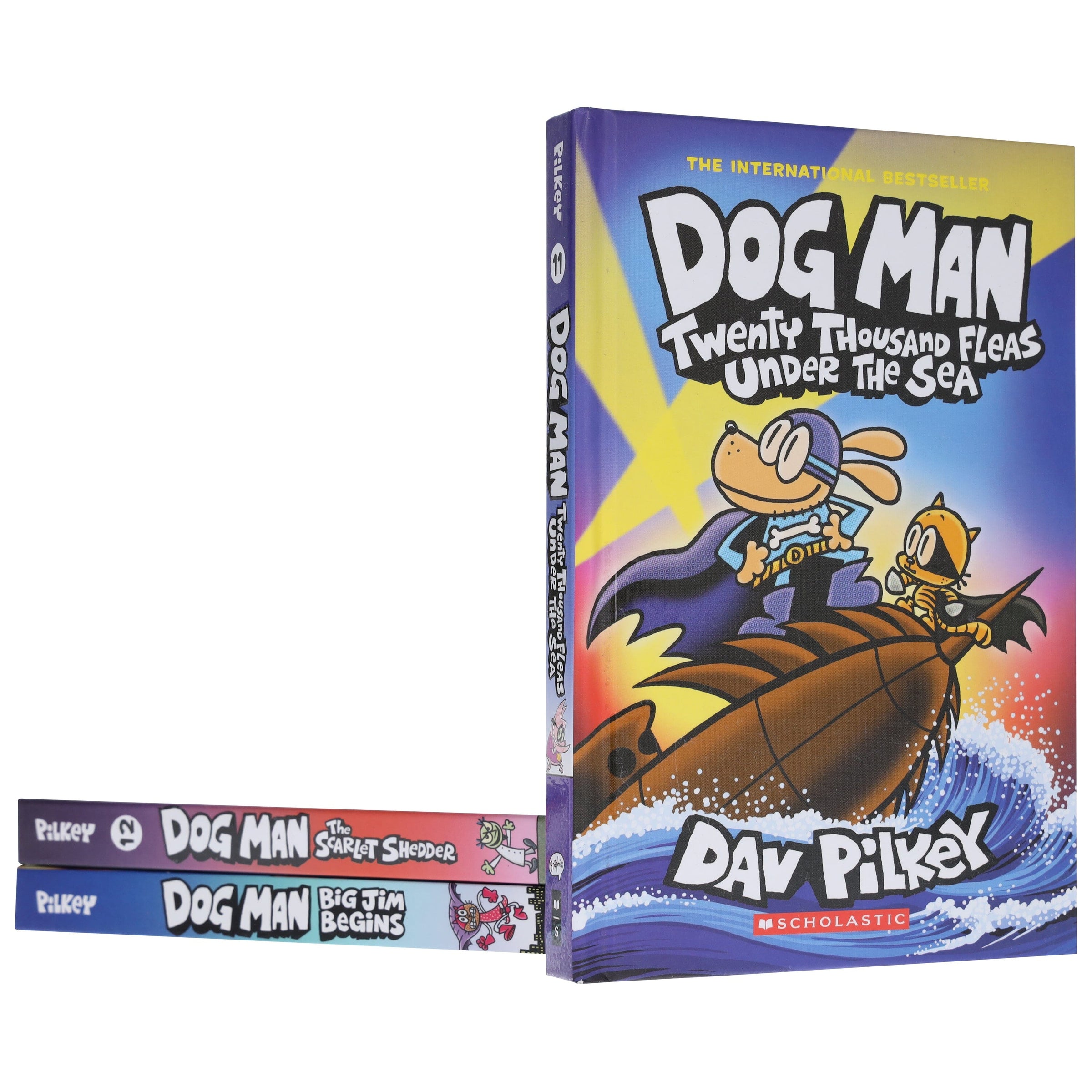 Dog Man Series by Dav Pilkey (Book 11-13) Collection 3 Books Set - Age ...