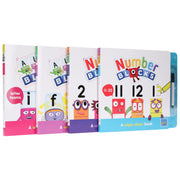 Numberblocks and Alphablocks: Let's Learn Numbers and Letters 4 Books Wipe-Clean Box Set with pens By Sweet Cherry Publishing - Ages 3-6 - Board Book 0-5 Sweet Cherry Publishing