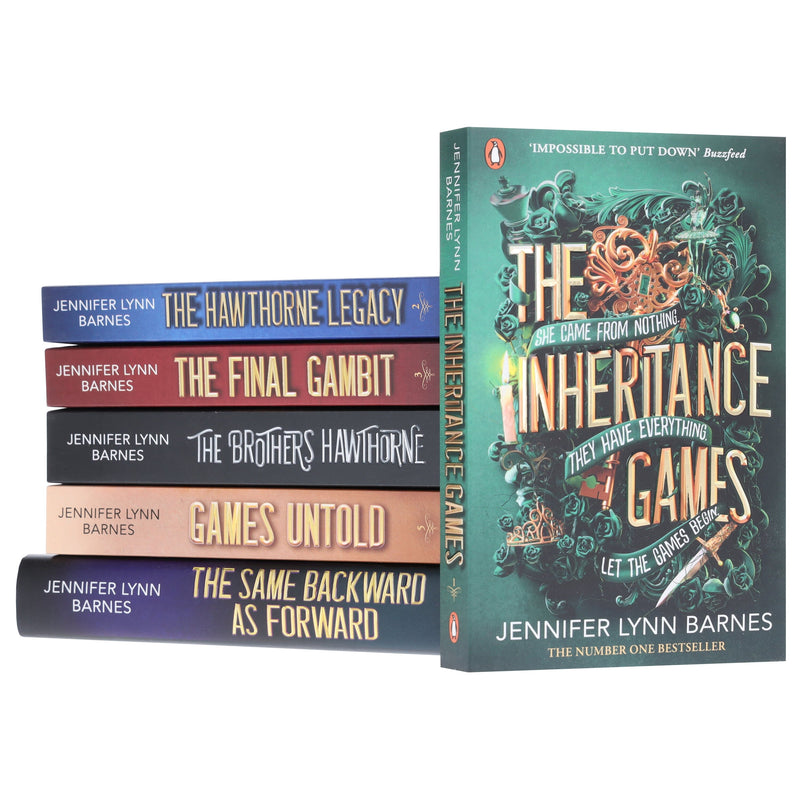 The Inheritance Games Series By Jennifer Lynn Barnes 6 Books Collection Set - Ages 12-17 - Paperback/Hardback Young Adult Penguin Random House