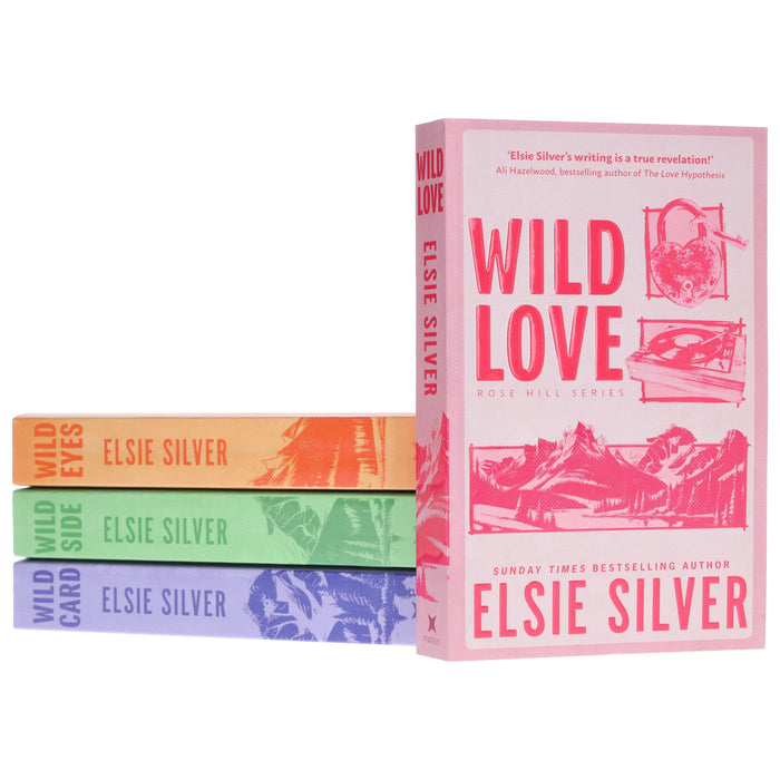 Rose Hill Series By Elsie Silver (Wild Love, Wild Eyes, Wild Side & Wild Card) 4 Books Collection Set - Fiction - Paperback Fiction Hachette