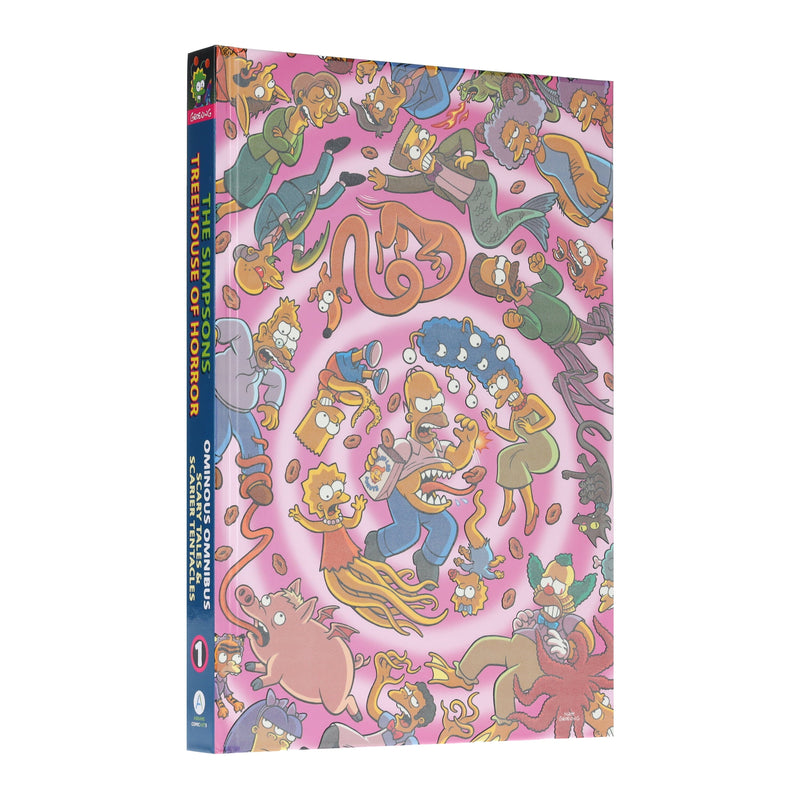 The Simpsons Treehouse of Horror Ominous Omnibus Vol. 1: Scary Tales & Scarier Tentacles by Matt Groening - Ages 12+ - Hardback 9-14 Abrams