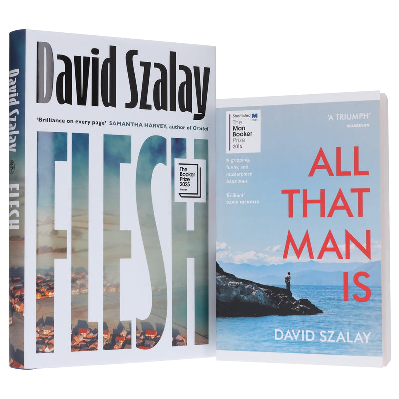 David Szalay Collection (All That Man Is & Flesh) 2 Books Set - Fiction - Paperback/Hardback Fiction Penguin Random House