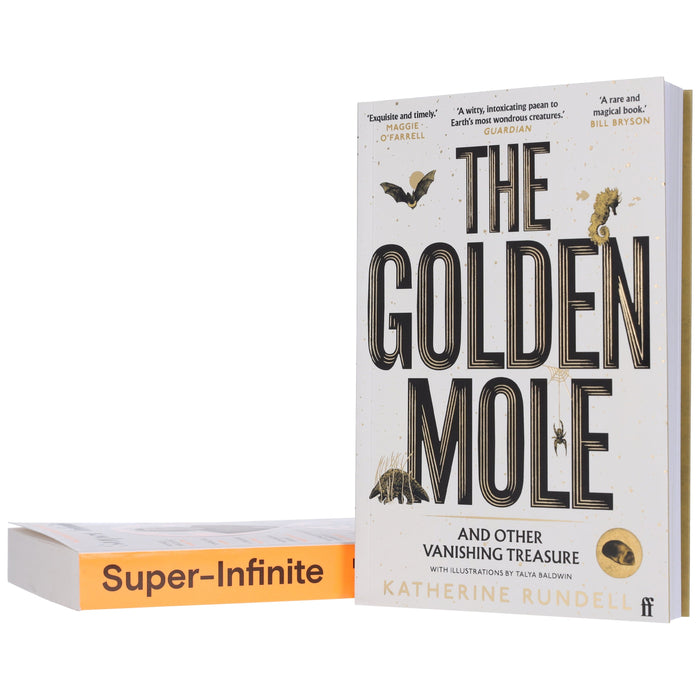 Katherine Rundell Collection (The Golden Mole & Super-Infinite) 2 Books Set - Non Fiction - Paperback Non-Fiction Faber & Faber