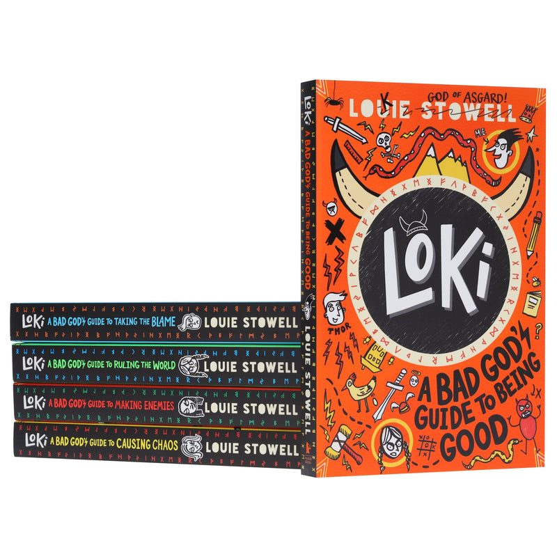 Loki: A Bad God’s Guide Series by Louie Stowell 5 Books Collection Set - Ages 9-12 - Paperback 9-14 Walker Books Ltd