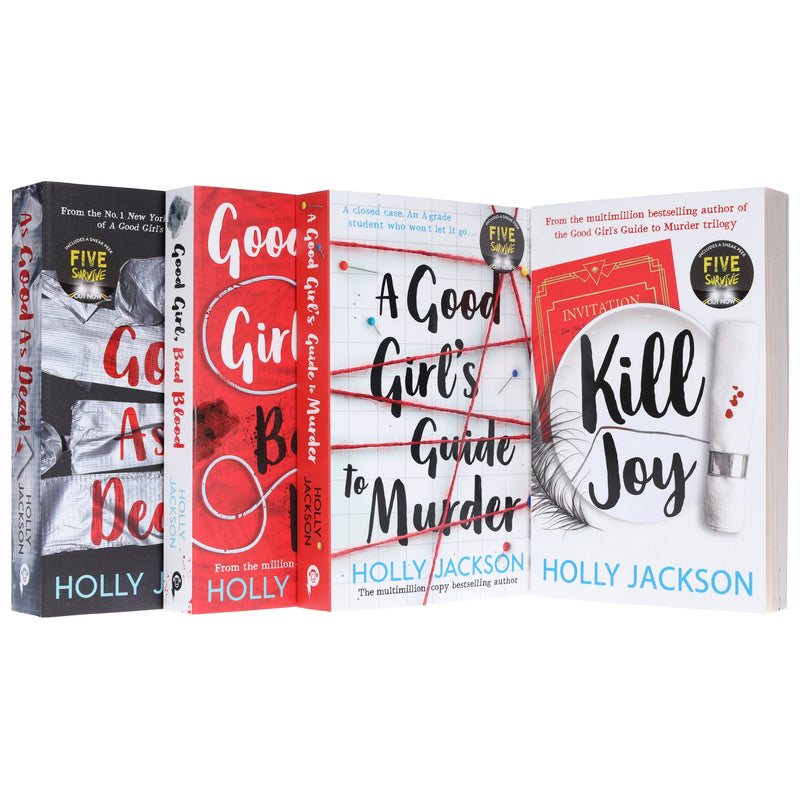 A Good Girl’s Guide To Murder Series By Holly Jackson 4 Books Collection Set - Ages 14+ - Paperback Fiction Electric Monkey