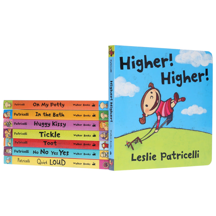Leslie Patricelli's Big Box of Brilliant 8 Books Collection Box Set - Ages 1-3 - Board Book 0-5 Walker Books
