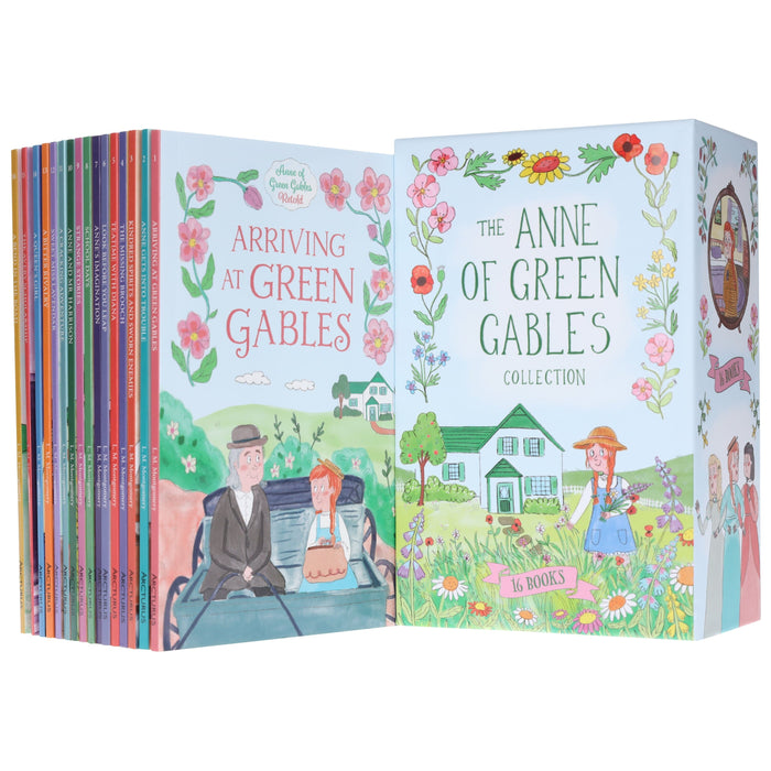 The Anne of Green Gables Collection by Samantha Newman Illustrated 16 Books Box Set - Ages 7-12 - Paperback 9-14 Arcturus Publishing Ltd