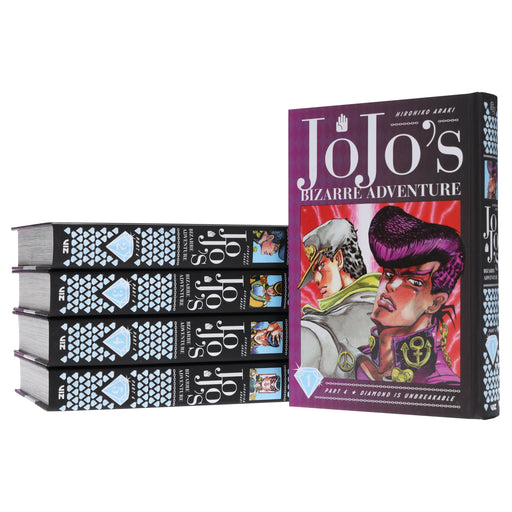 JoJo’s Bizarre Adventure: Part 4 - Diamond Is Unbreakable (Vol. 1-5) by Hirohiko Araki 5 Books Collection Set - Fiction - Hardback Fiction Viz Media, Subs. of Shogakukan Inc