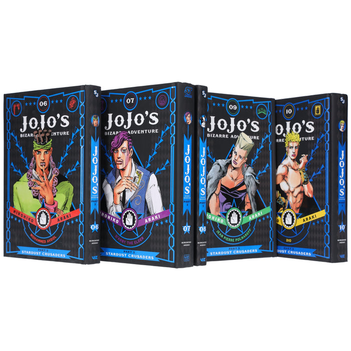 JoJo’s Bizarre Adventure: Part 3 - Stardust Crusaders (Vol. 6-10) by Hirohiko Araki 5 Books Collection Set - Fiction - Hardback Fiction Viz Media, Subs. of Shogakukan Inc
