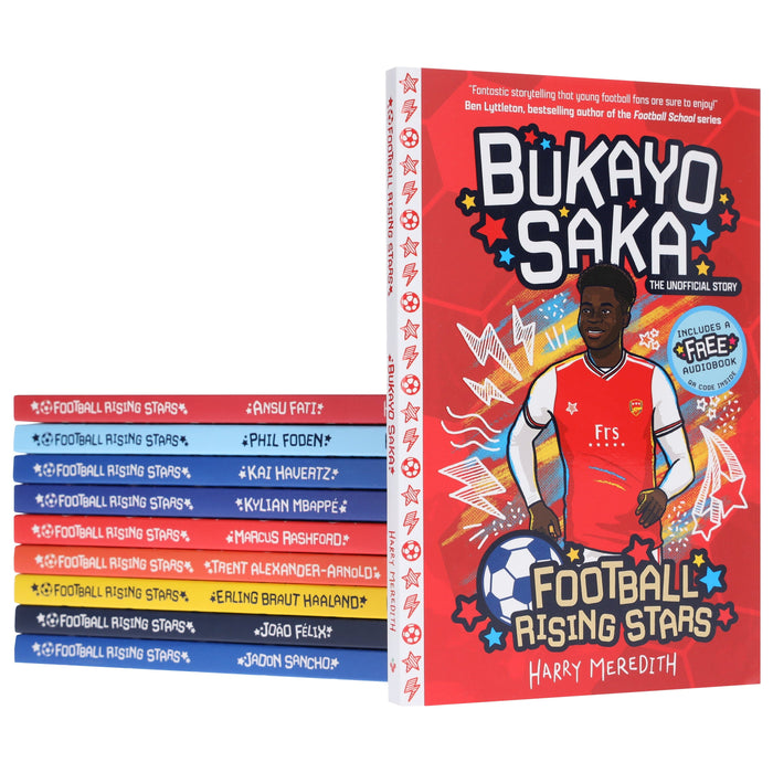 Football Rising Stars Series 1 by Harry Meredith 10 Books Collection Box Set - Ages 7-9 - Paperback 7-9 Sweet Cherry Publishing