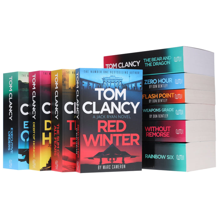 A Jack Ryan, JR & John Clark Novels by Tom Clancy 10 Books Collection Set - Fiction - Paperback Fiction Hachette
