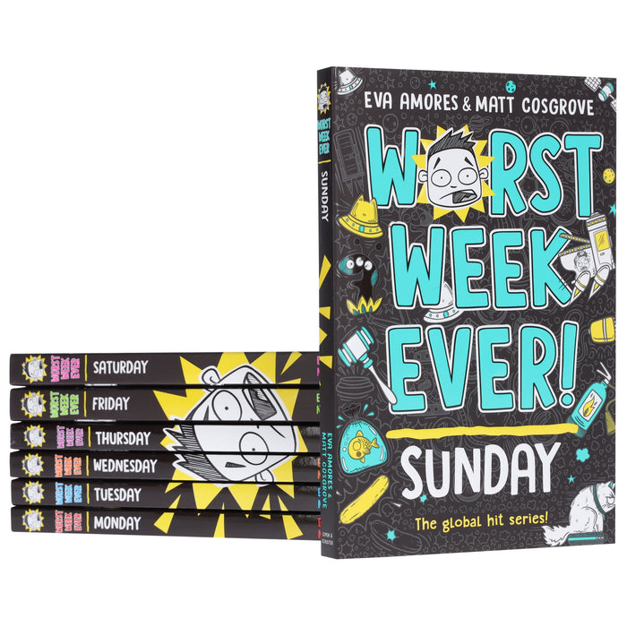 Worst Week Ever! Series By Eva Amores And Matt Cosgrove 7 Books Collection Set - Ages 8+ - Paperback 9-14 Simon & Schuster