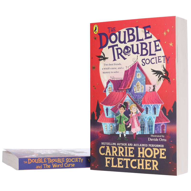 The Double Trouble Society Series by Carrie Hope Fletcher Illustrated 2 Books Collection Set - Ages 9-11 - Paperback 9-14 Penguin Random House