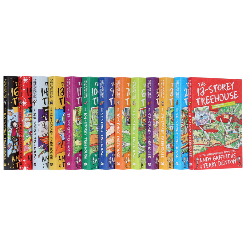 The Treehouse Series by Andy Griffiths & Terry Denton 13 Books Collection Box Set - Ages 5-11 - Paperback 5-7 Pan Macmillan