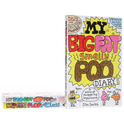 My Big Fat Smelly Poo Diary by Jim Smith 3 Full-Colour Graphic Novels Collection Set - Ages 7-12 - Paperback Graphic Novels Scholastic