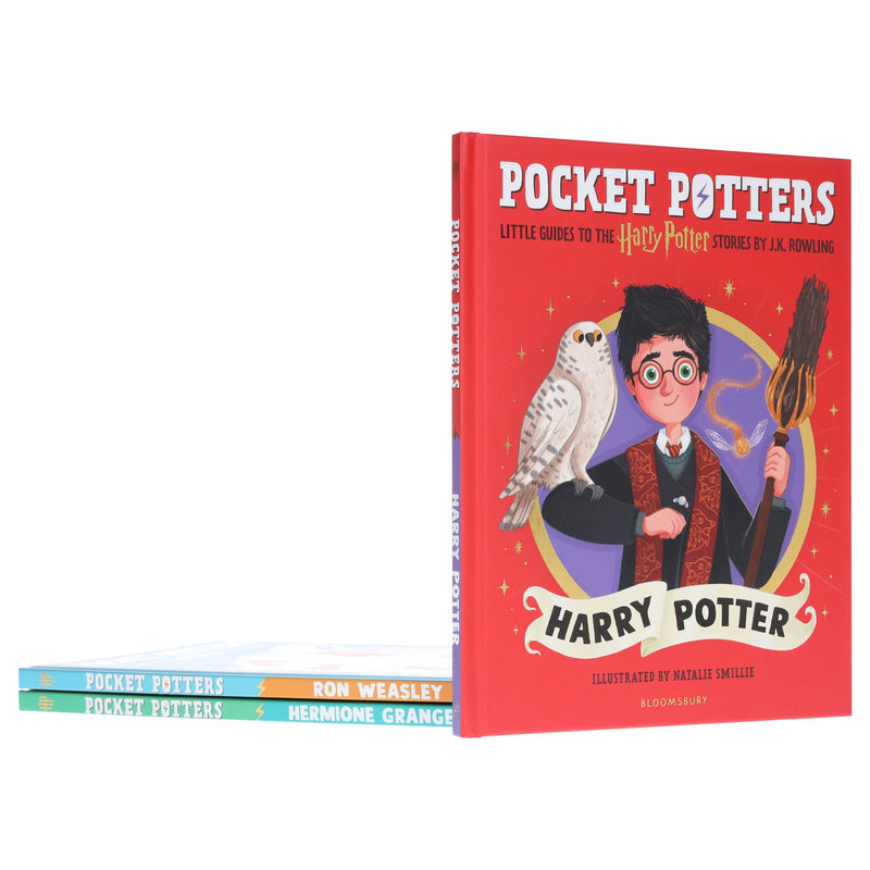 Harry Potter: Pocket Potters by J.K. Rowling Illustrated 3 Books Collection Set - Ages 7+ - Hardback 7-9 Bloomsbury Publishing