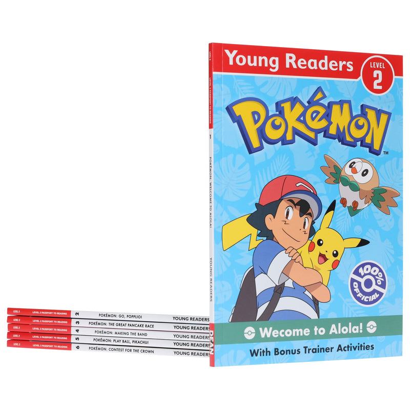 Pokémon: The Alola Collection Young Readers Level 2 6 Picture Books Box Set - Ages 4-8 - Paperback 5-7 HarperCollins Publishers