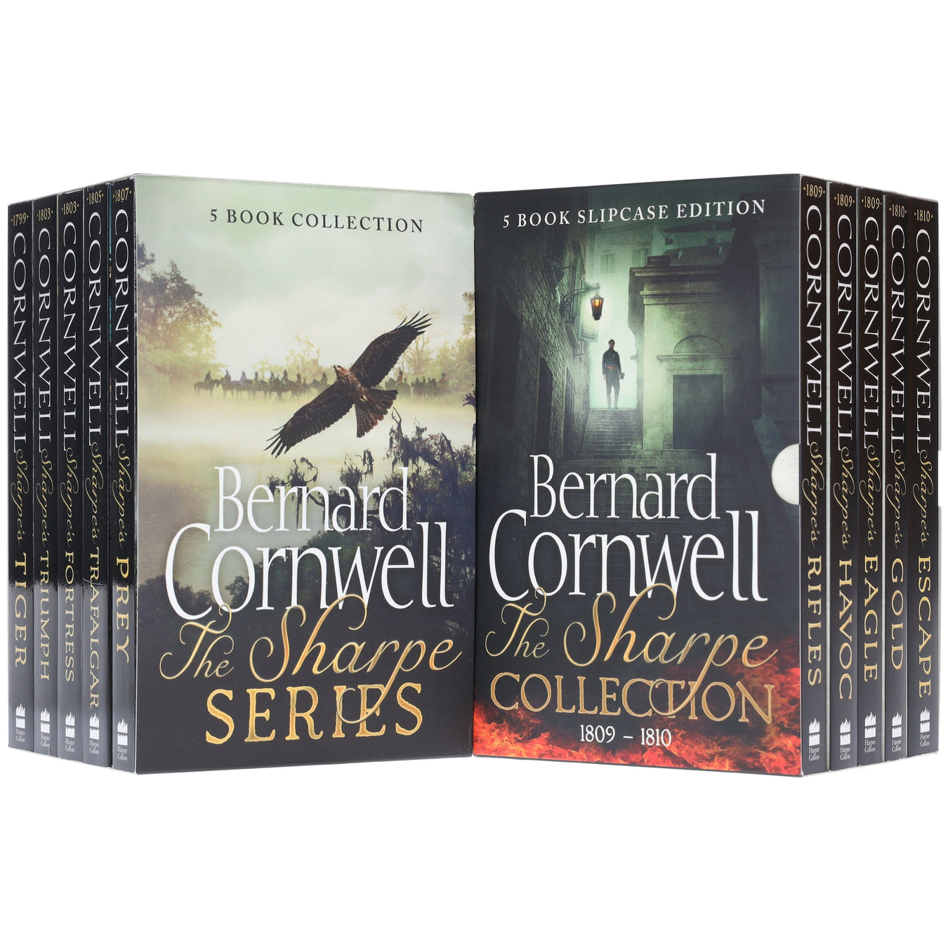 Sharpe by Bernard Cornwell 10 Books Collection Set - Fiction - Paperback Fiction HarperCollins Publishers