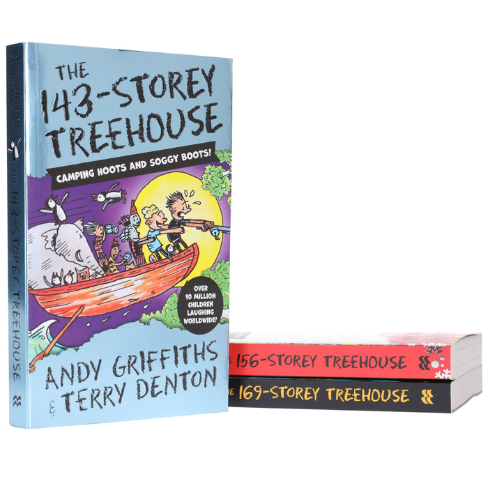 The Treehouse Series (Book 11-13) by Andy Griffiths Illustrated 3 Books Collection Set - Ages 7-12 - Paperback 9-14 Macmillan