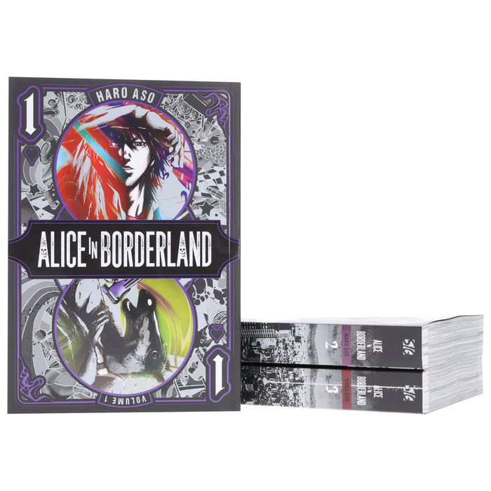 Alice in Borderland (Vol. 1-3) by Haro Aso 3 Books Collection Manga Set - Fiction - Paperback Graphic Novels Viz Media, LLC