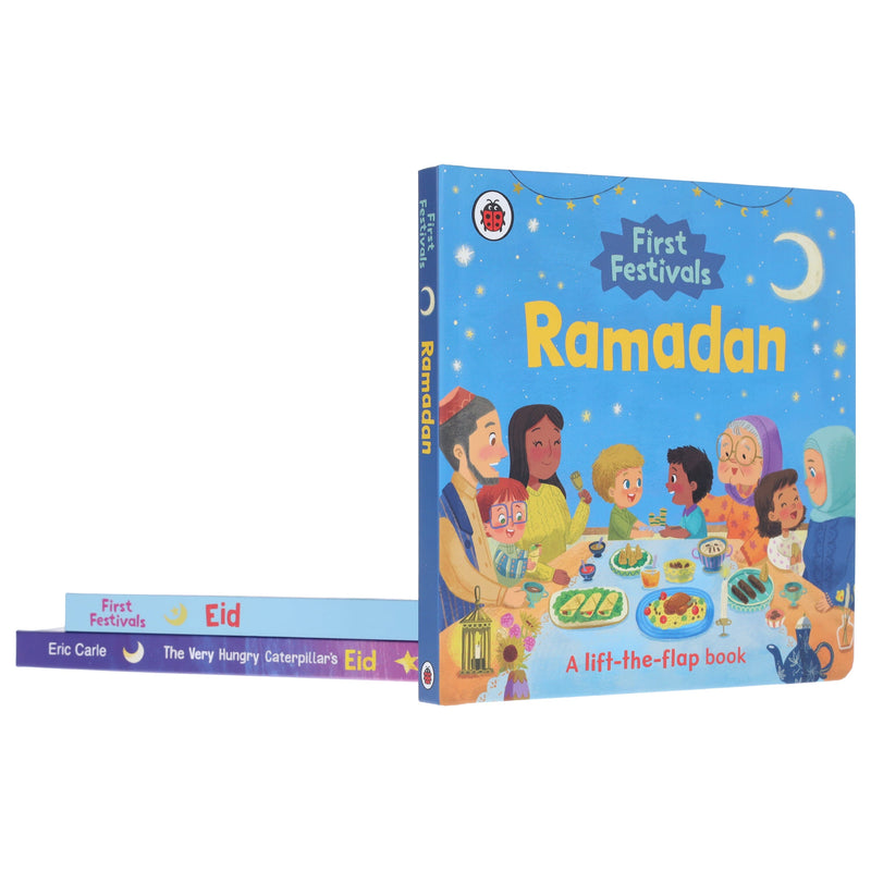 The First Festivals Series 3 Books Collection Set (A Lift-the-flap Book) - Ages 2-5 - Board Book 0-5 Ladybird