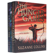 The Hunger Games (Illustrated Edition) by Suzanne Collins 2 Books Collection Set - Ages 12+ - Hardback Young Adult Scholastic