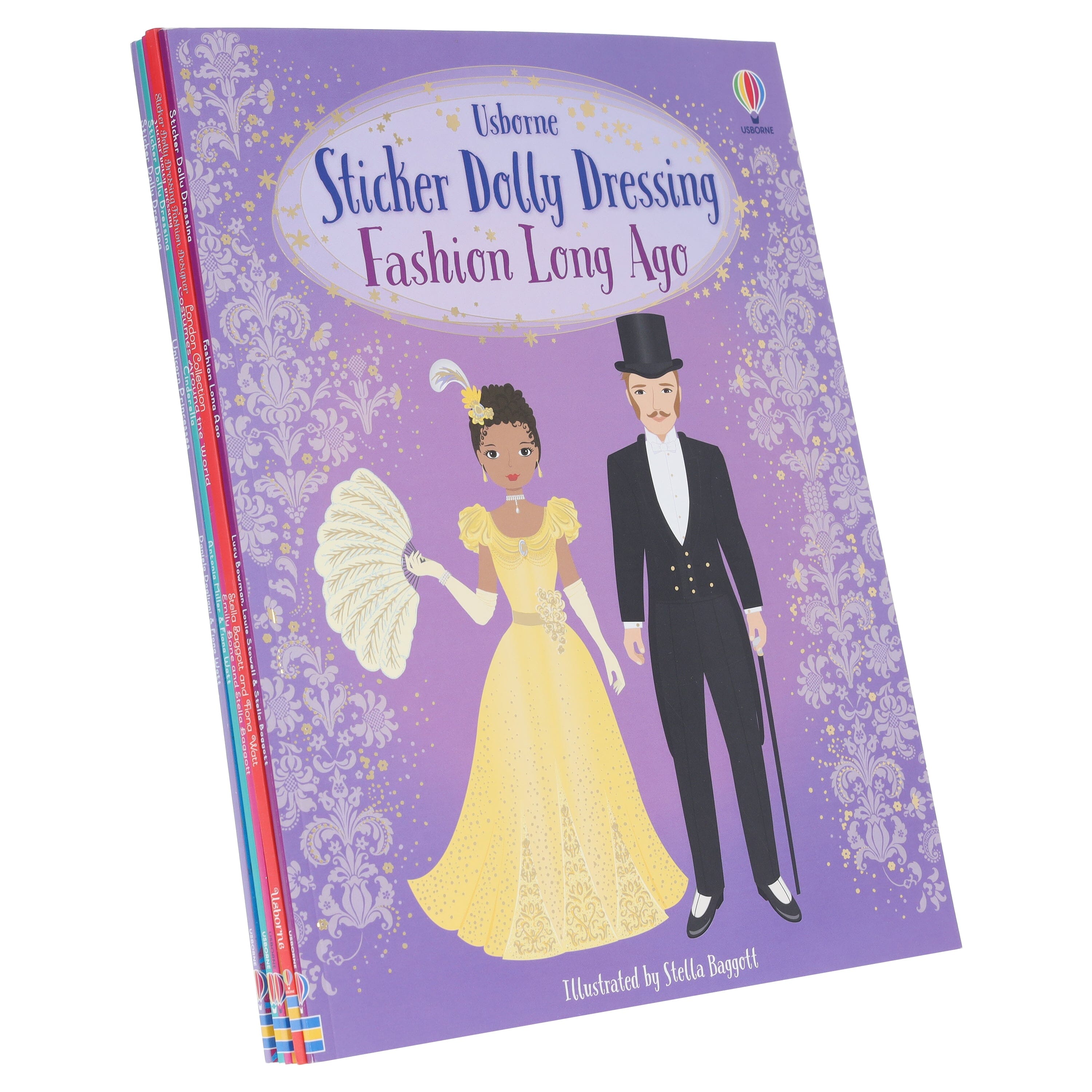 Usborne: Sticker Dolly Dressing Collection Illustrated 5 Books Set