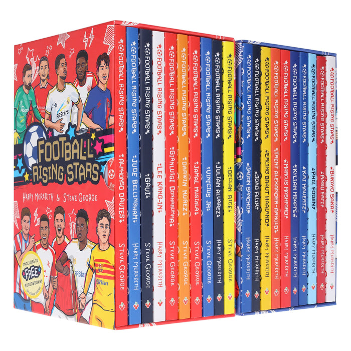 Football Rising Stars (Series 1-2): by Harry Meredith & Steve George 20 Books Collection Box Set - Ages 7-9 - Paperback 7-9 Sweet Cherry Publishing